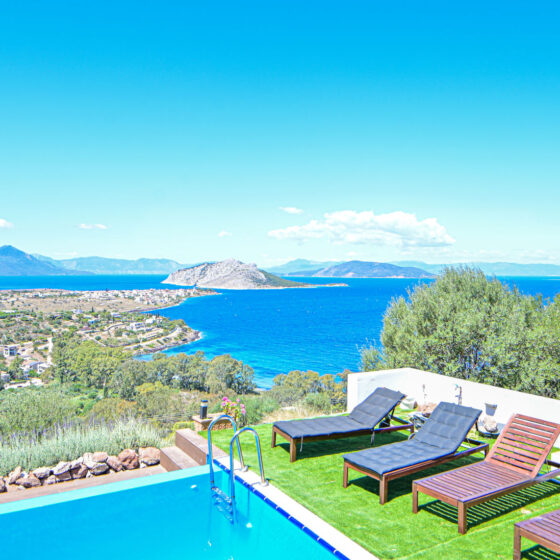 Aegina-Sunset-Villa- Cybele -Aegina-by-Upgreat-Hospitality-pool